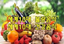 세계 10대 불량 음식 VS 세계 10대 건강 음식